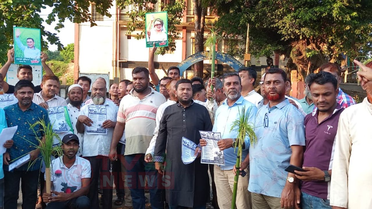 গুইমারা উপজেলা বিএনপির গণসংযোগ