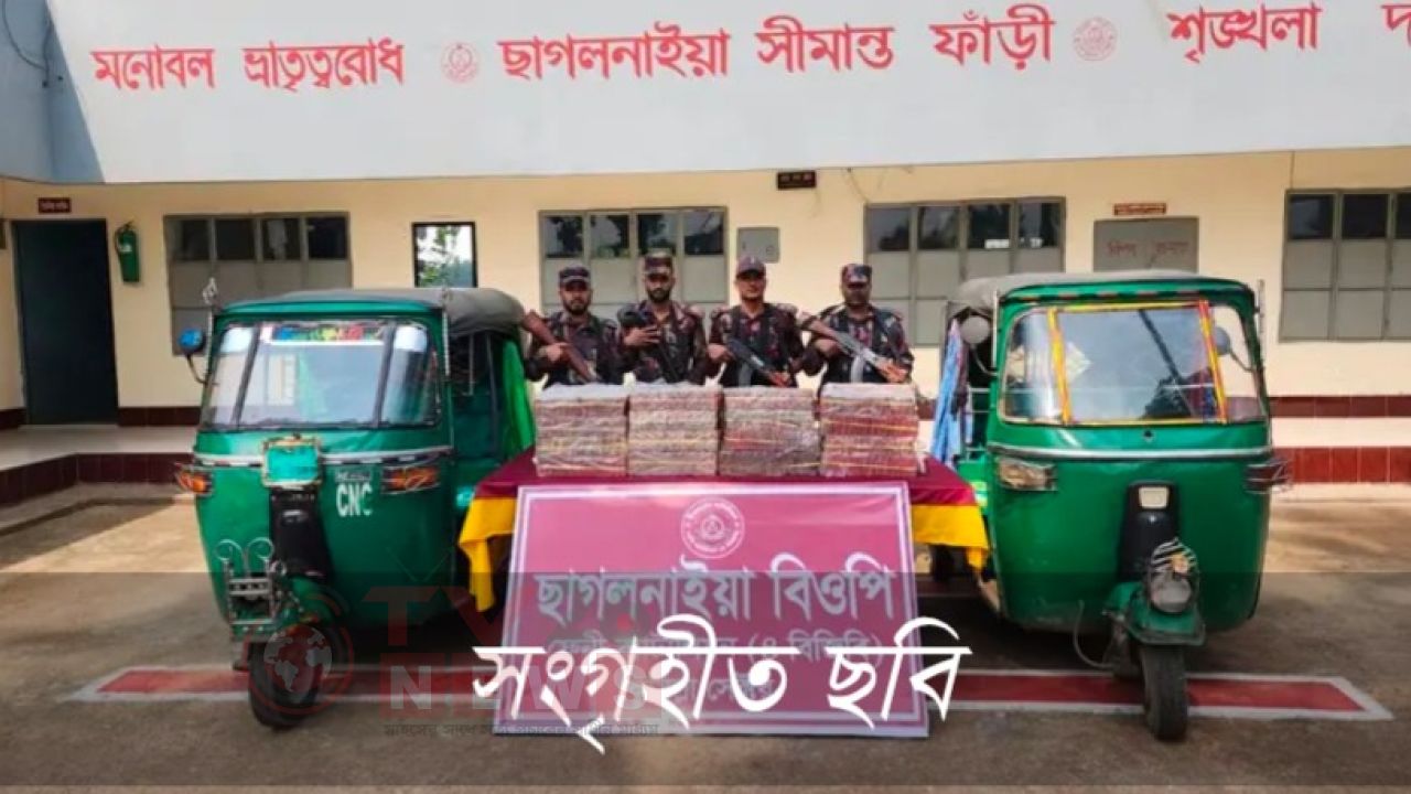 ফেনী সীমান্তে ৩৬ লাখ টাকার ভারতীয় মালামাল জব্দ করেছে বিজিবি