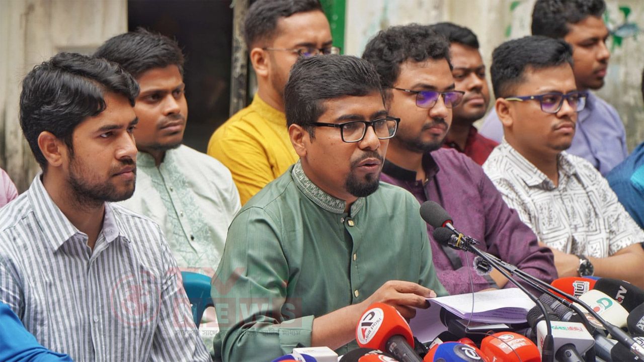 জুলাই অভ্যুত্থানের দ্বিতীয় বর্ষপূর্তি উদযাপনে কর্মসূচি ঘোষণা করতে ছাত্রশিবিরের সংবাদ সম্মেলন
