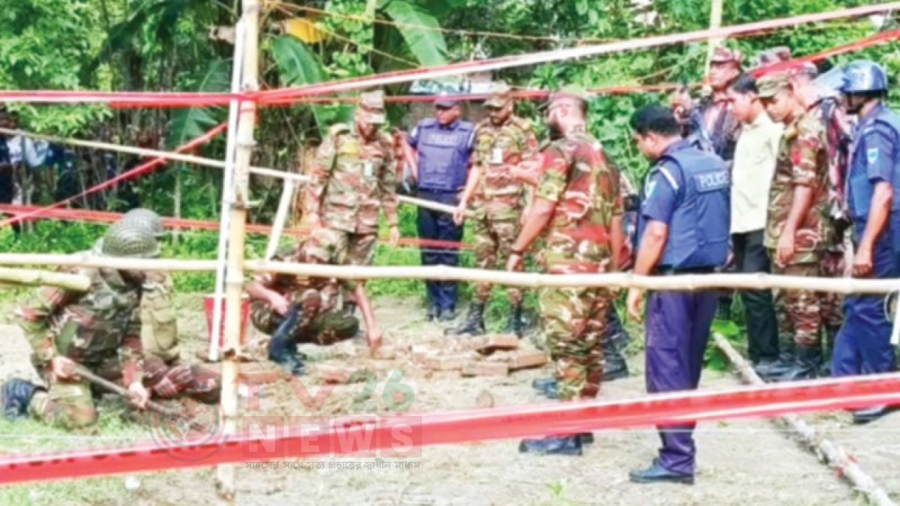 গাংনী থেকে ৯৬টি ল্যান্ডমাইন উদ্ধার করল সেনাবাহিনী