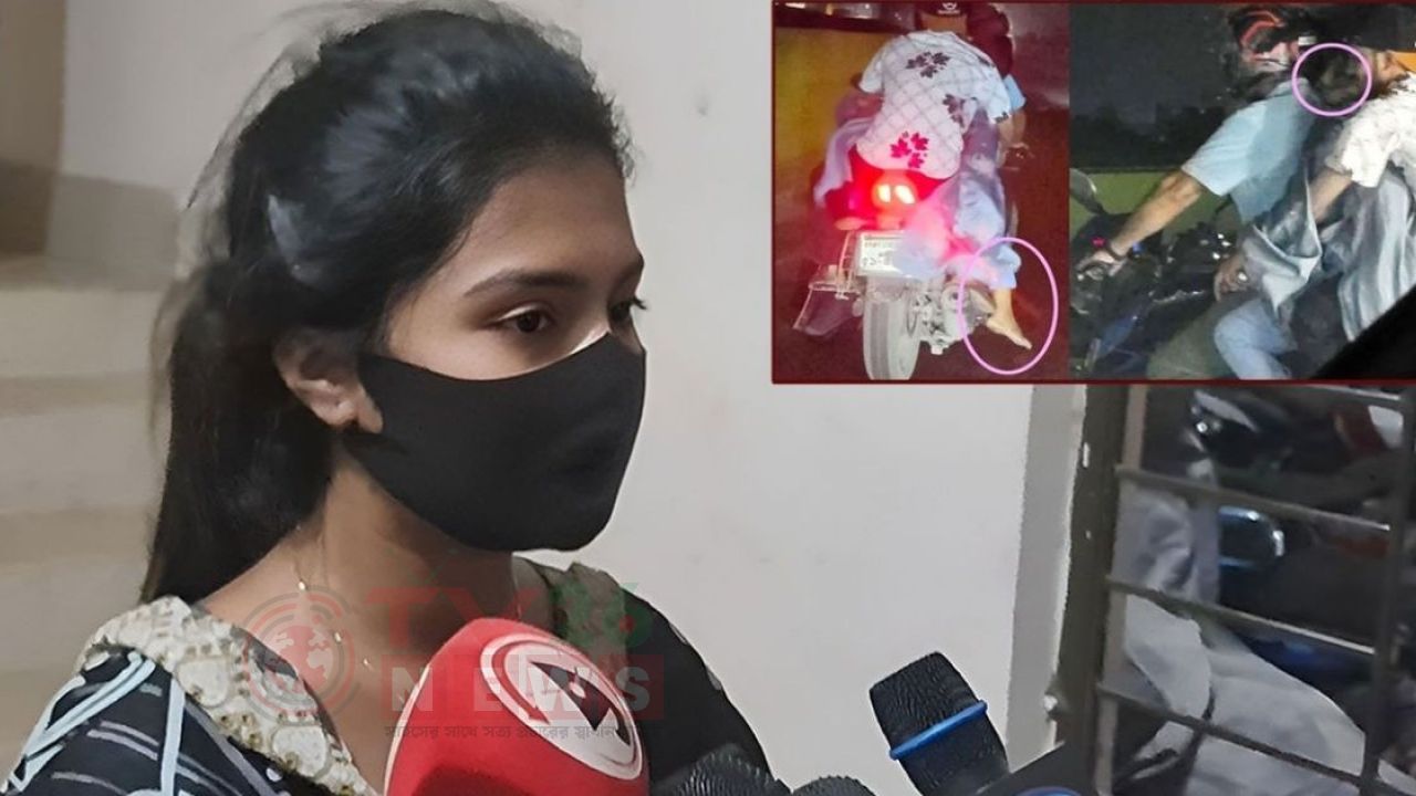 আমি নিজেই মদ খেয়েছি, থানায় এসে বললেন সেই তরুণী