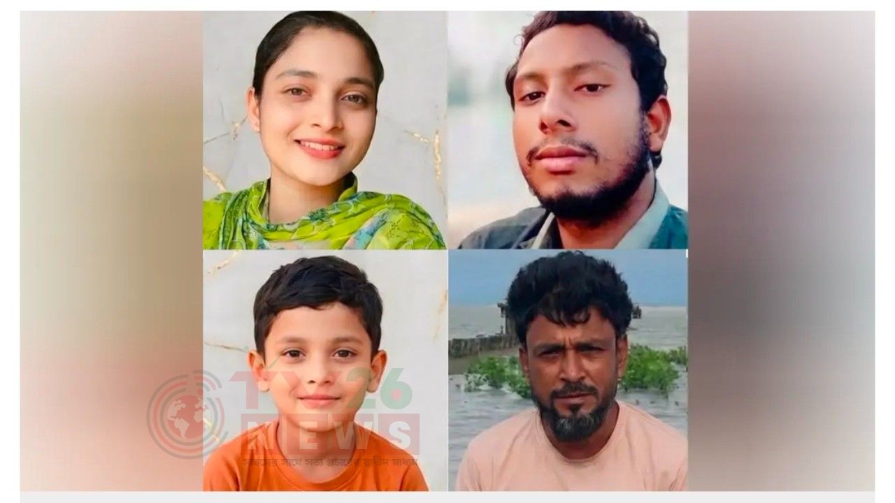মেঘনা নদীতে ট্রলারডুবি, একই পরিবারের ৩ জনের মরদেহ উদ্ধার 