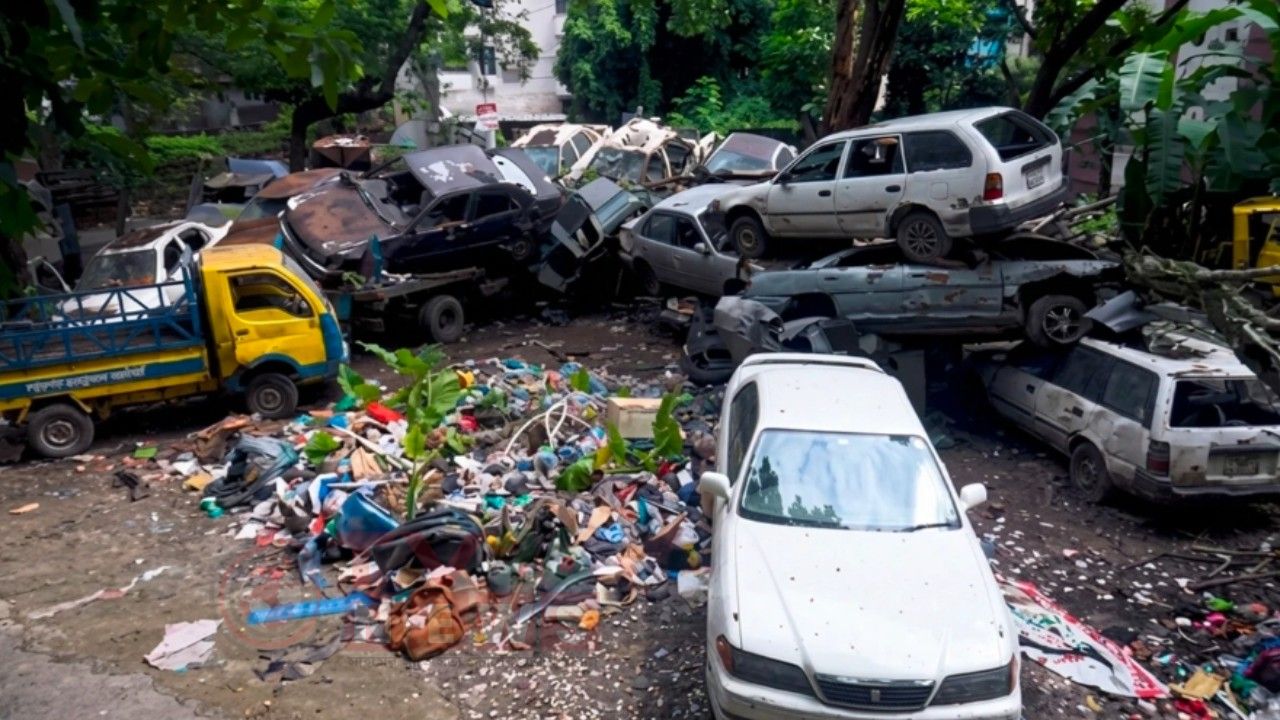 অবহেলায় নষ্ট হচ্ছে মামলার আলামত ৩৫ হাজারের বেশি গাড়ি