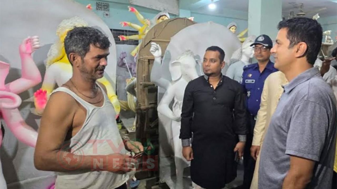 ব্রাহ্মণবাড়িয়ায় ৬২৮ পূজামণ্ডপে নিরাপত্তা জোরদার
