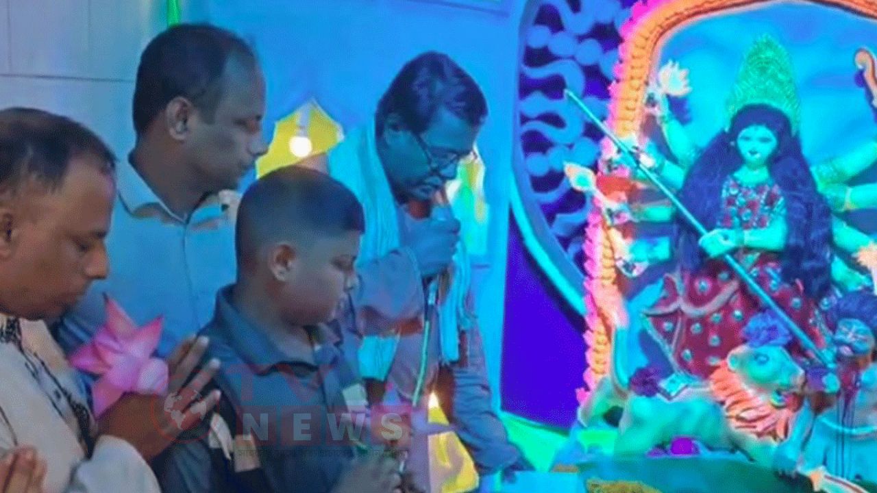 খাগড়াছড়িতে দুর্গাপূজার মহালয়ার অনুষ্ঠান