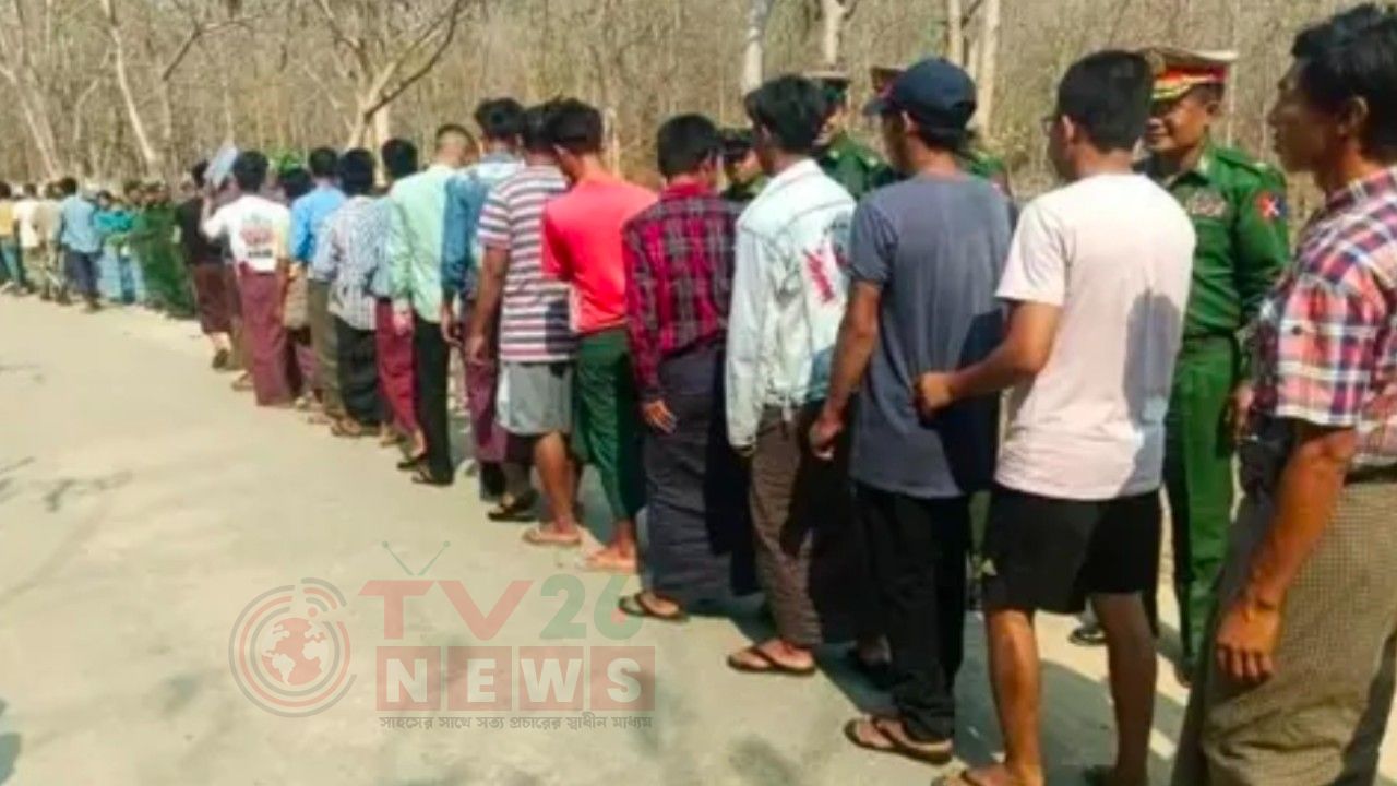 মিয়ানমারে রাস্তা থেকে তরুণদের ধরে নিয়ে সেনাবাহিনীতে ভর্তি