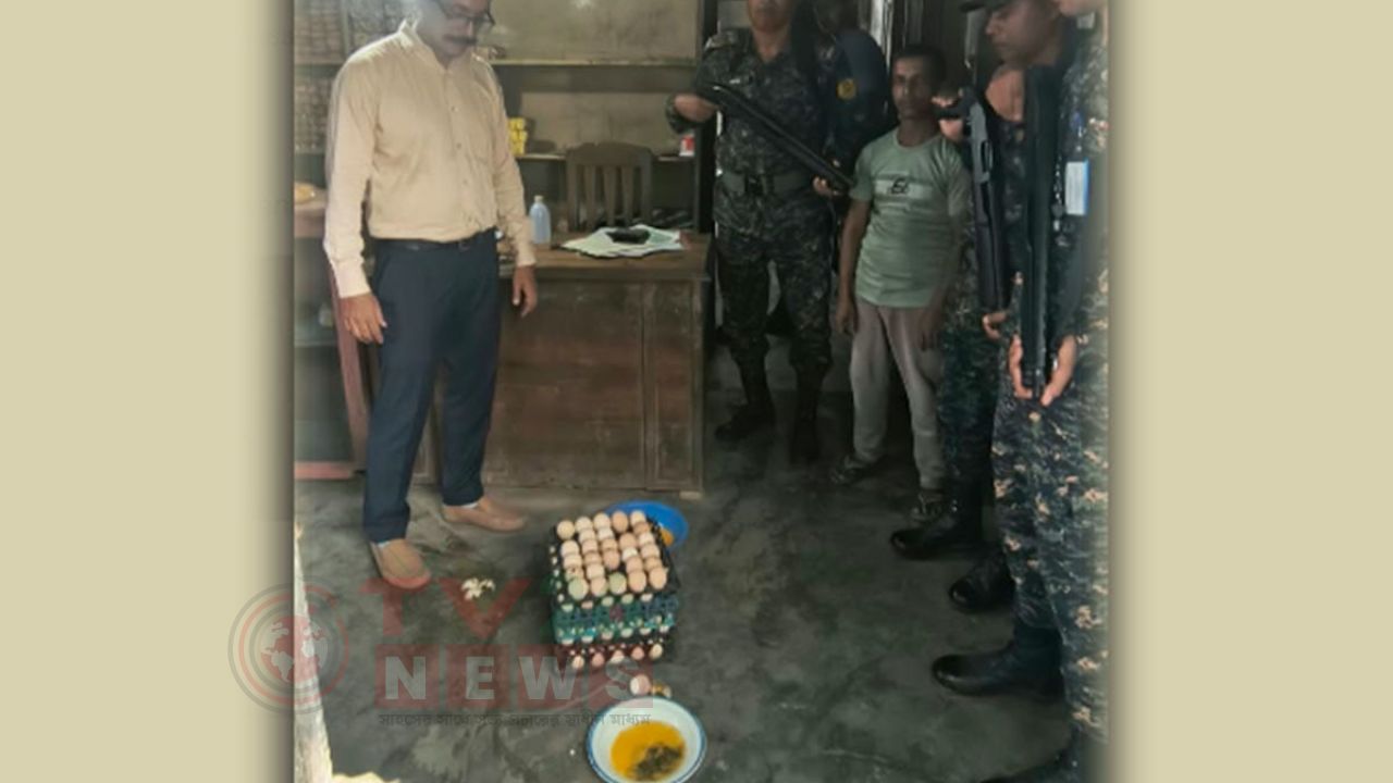 ব্রাহ্মণবাড়িয়ায় পচা ডিম দিয়ে খাদ্য তৈরি, বেকারিকে লাখ টাকা জরিমানা