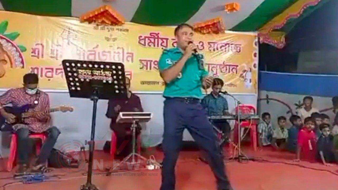 নিরাপত্তার দায়িত্ব ছেড়ে গানের মঞ্চে, পুলিশ লাইন্সে সংযুক্ত এএসআই