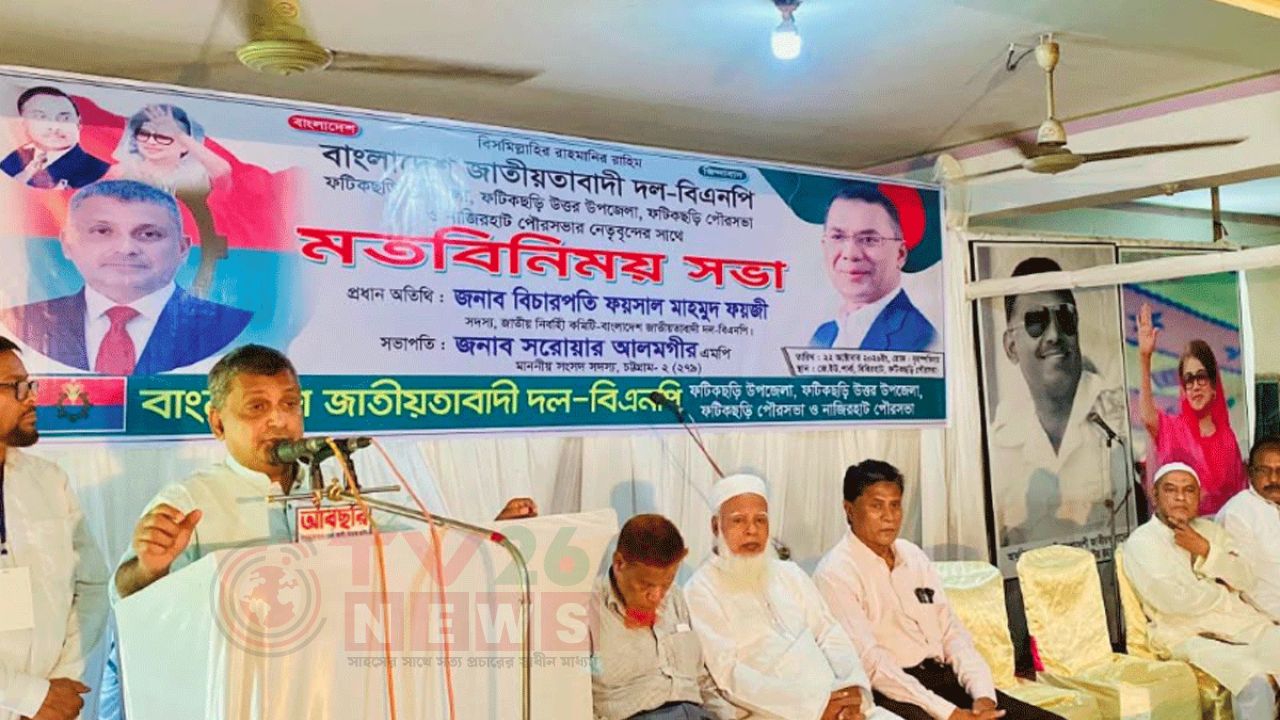 বিএনপিতে অন্যায় করে পার পাওয়ার সুযোগ নেই: এমপি সরোয়ার