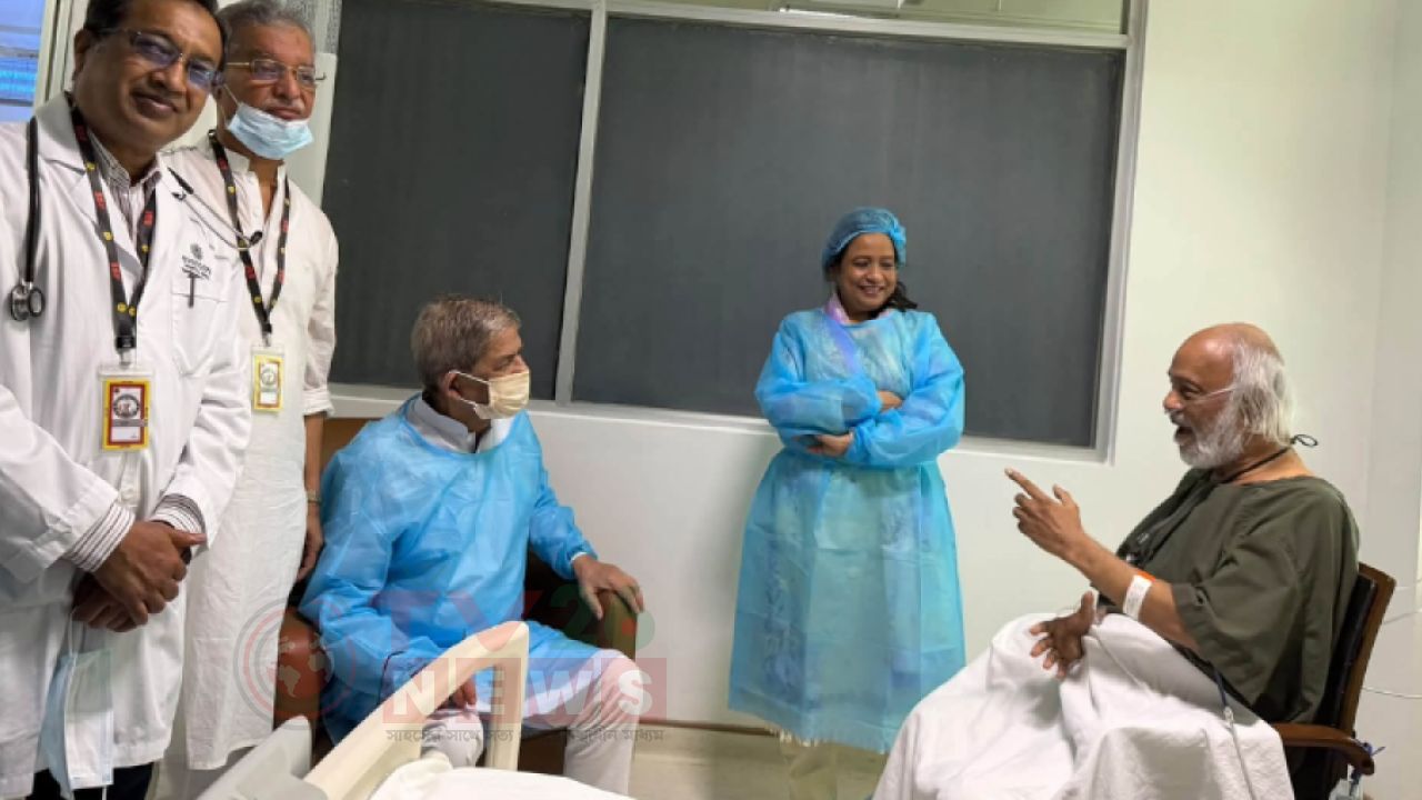মঈন খানকে দেখতে হাসপাতালে রাষ্ট্রপতি