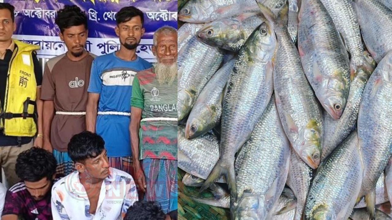 একসঙ্গে ২৫ জেলে আটক, ৮০ কেজি ইলিশ গেলো এতিমখানায়